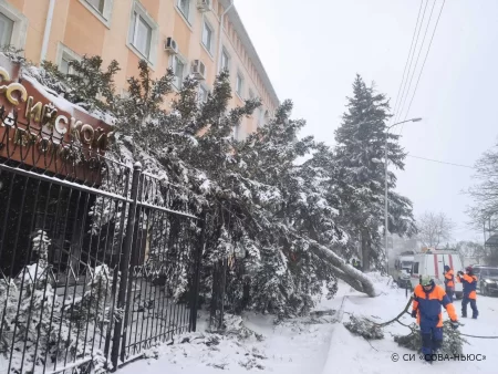 Циклон в Ставрополье: Спасатели  устраняют последствия непогоды
