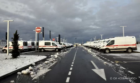 В республику Крым направлено 43 новых автомобиля скорой помощи