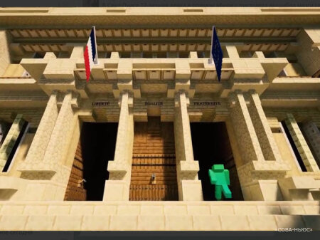 Президент Франции запустил собственный сервер в Minecraft