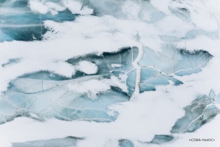 Четыре человека заблудились на льду Ладожского озера