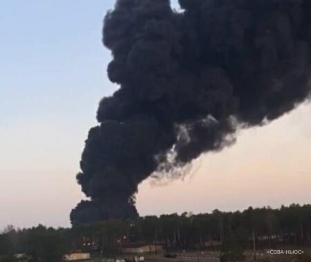Ущерб от пожара на нефтебазе в Брянске превысит 200 миллионов рублей