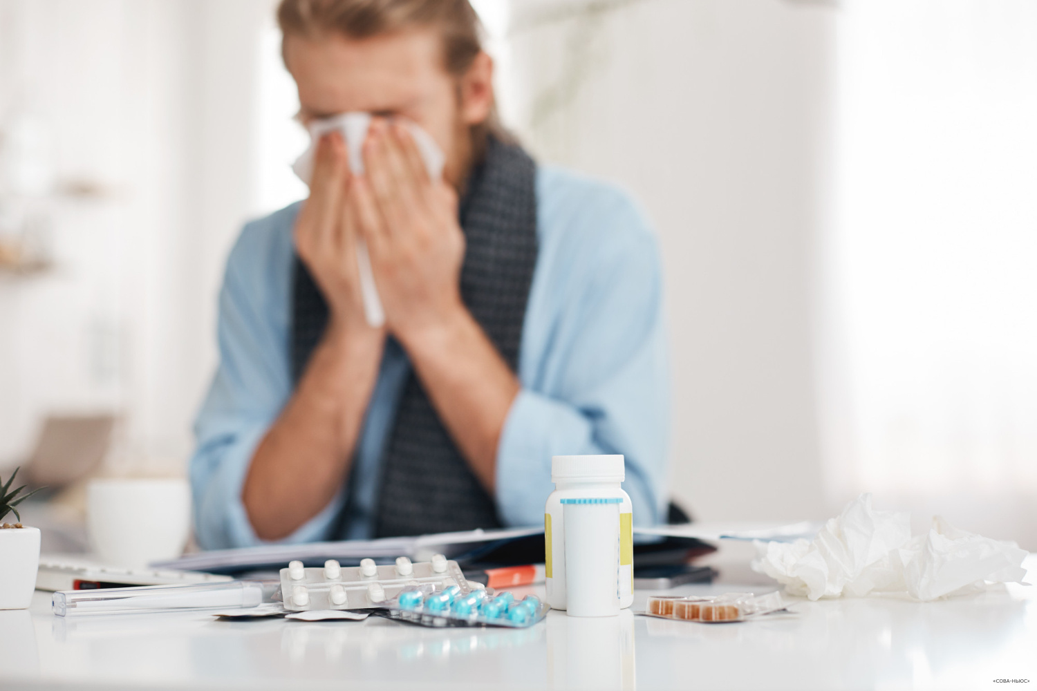 Роспотребнадзор: заболеваемость гриппом и ОРВИ выросла на треть за неделю