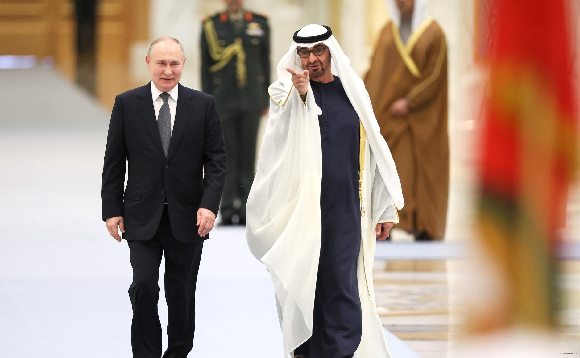 Президенты России и ОАЭ провели переговоры в Абу-Даби