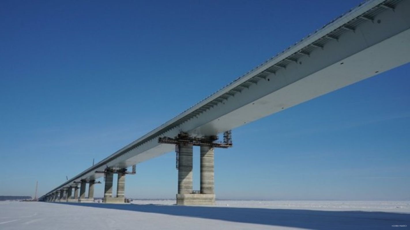 Строительство моста через Волгу на обходе Тольятти достигло ключевого этапа
